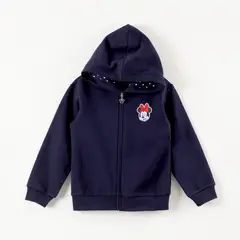 DISNEY - Poleron Escolar Niña Minnie Logo Azul
