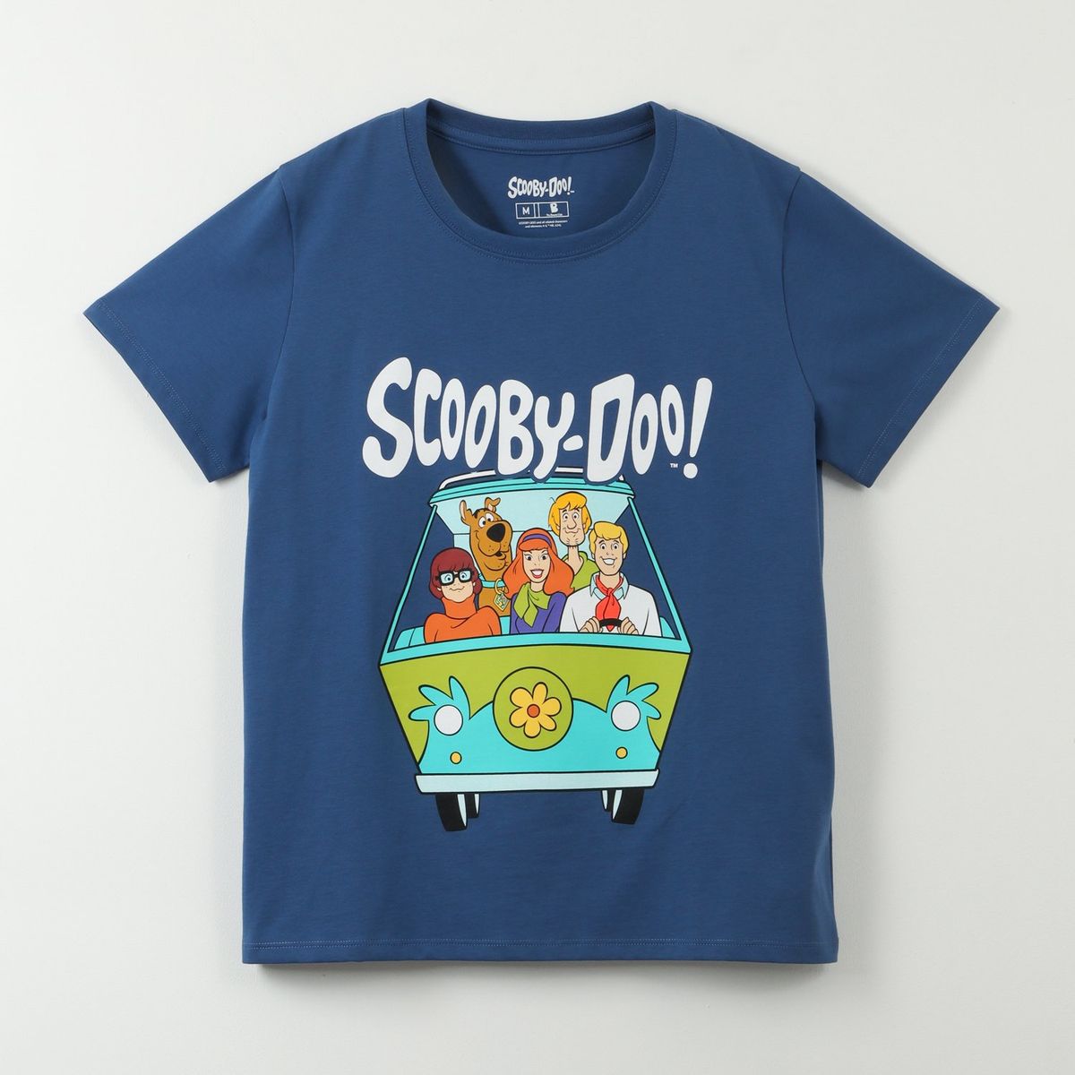 HANNA BARBERA - Polera Manga Corta Mujer Van Azul Hanna Barbera