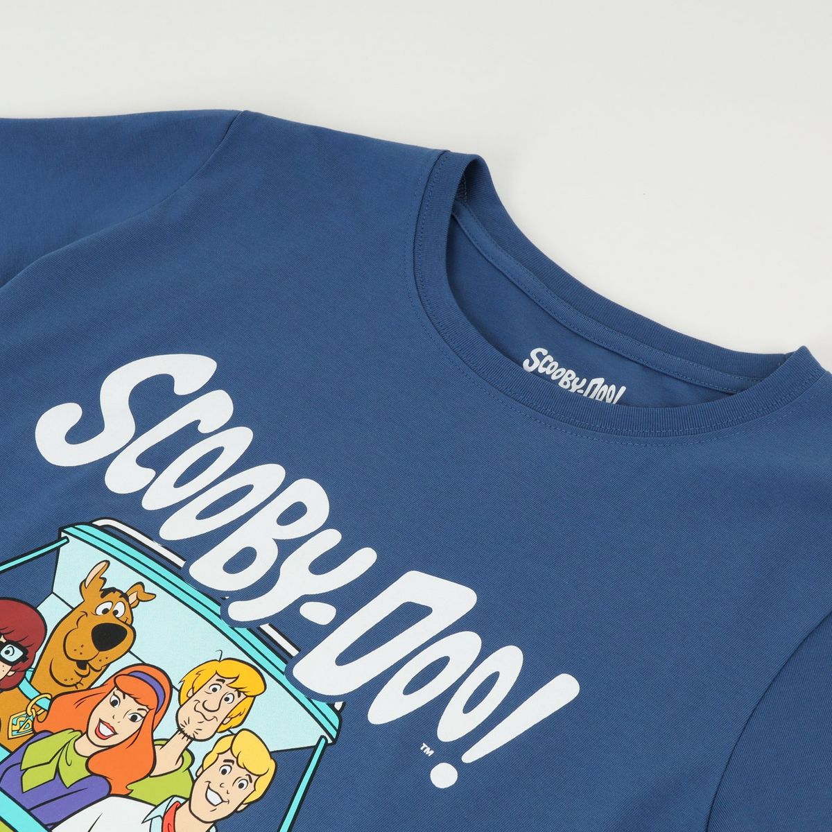 HANNA BARBERA - Polera Manga Corta Mujer Van Azul Hanna Barbera