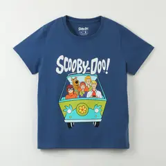 HANNA BARBERA - Polera Manga Corta Mujer Van Azul