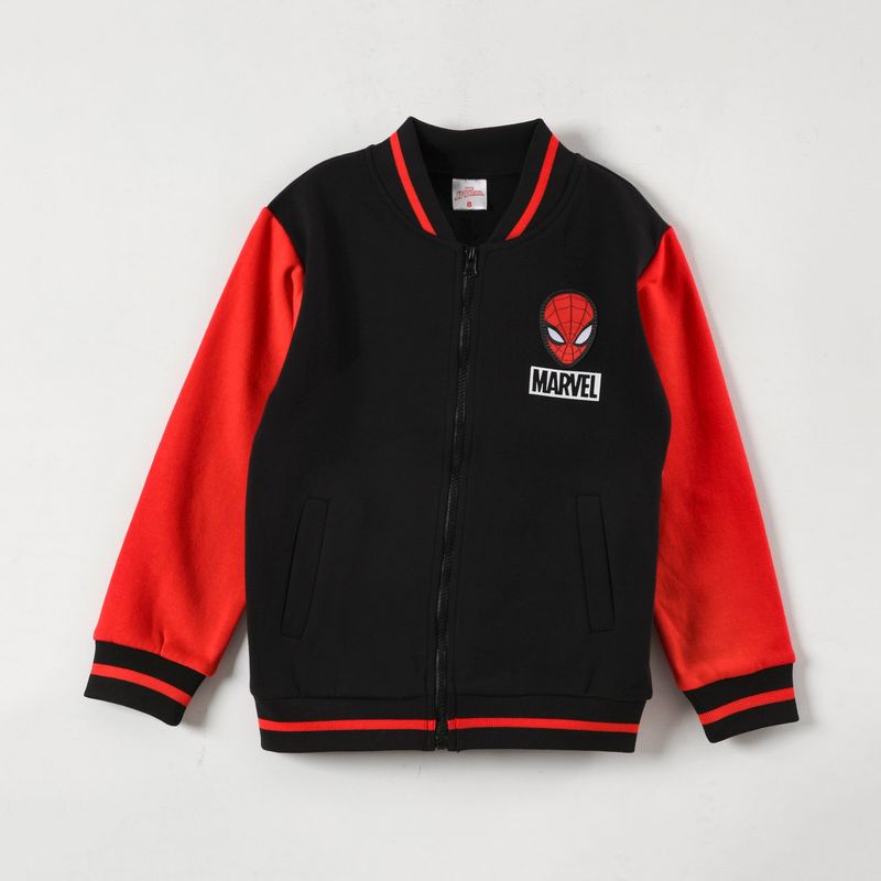 MARVEL - Poleron Niño Marvel Spider Back Negro Marvel