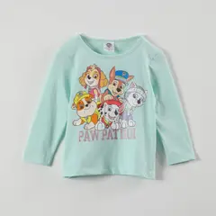 PAW PATROL - Polera Manga Larga Niña La Patrulla Turquesa