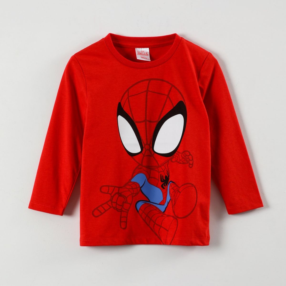 MARVEL - Polera Manga Larga Niño Spiderman Web-Slinger Rojo Marvel
