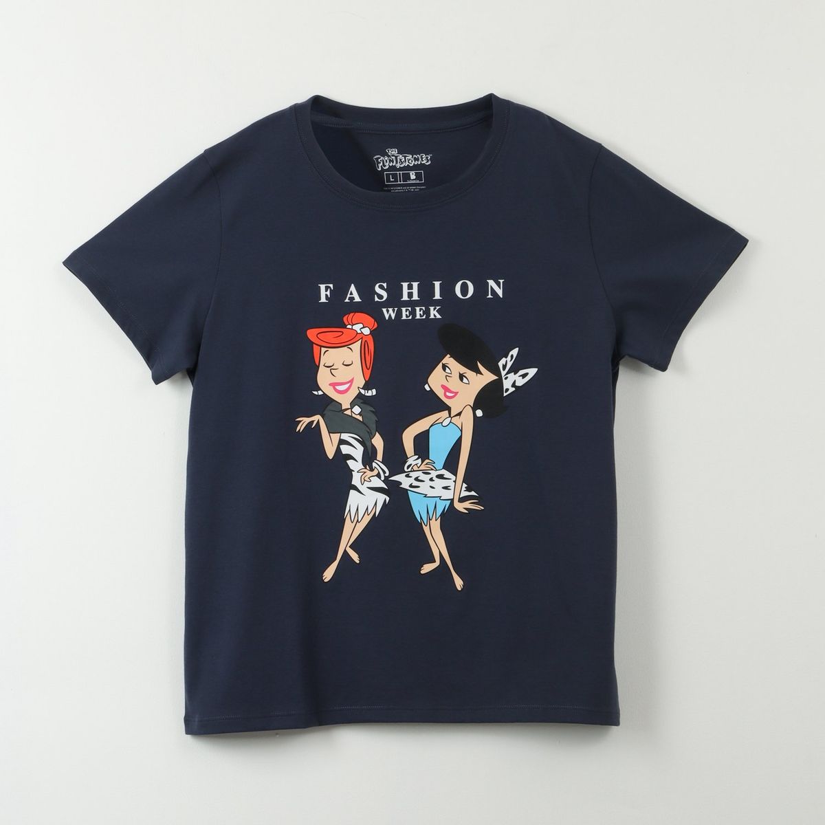 HANNA BARBERA - Polera Manga Corta Mujer Fashion Week Azul Hanna Barbera