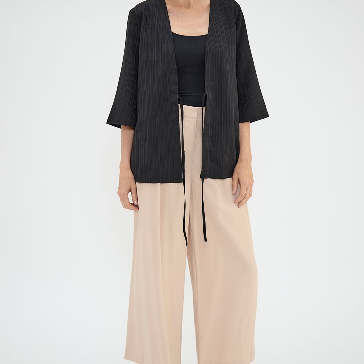 MA GRIFFE - Tapado Negro Mujer Magriffe