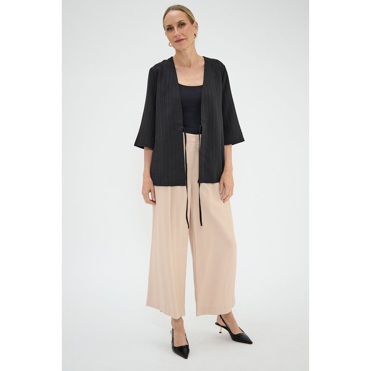 MA GRIFFE - Tapado Negro Mujer Magriffe