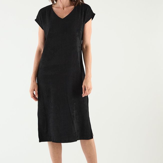 MA GRIFFE - Vestido Largo Negro Mujer Magriffe