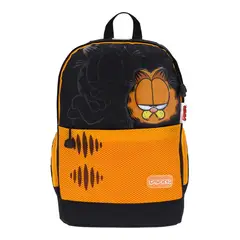 GARFIELD - Mochila Negra Juvenil Casual Edición Limitada