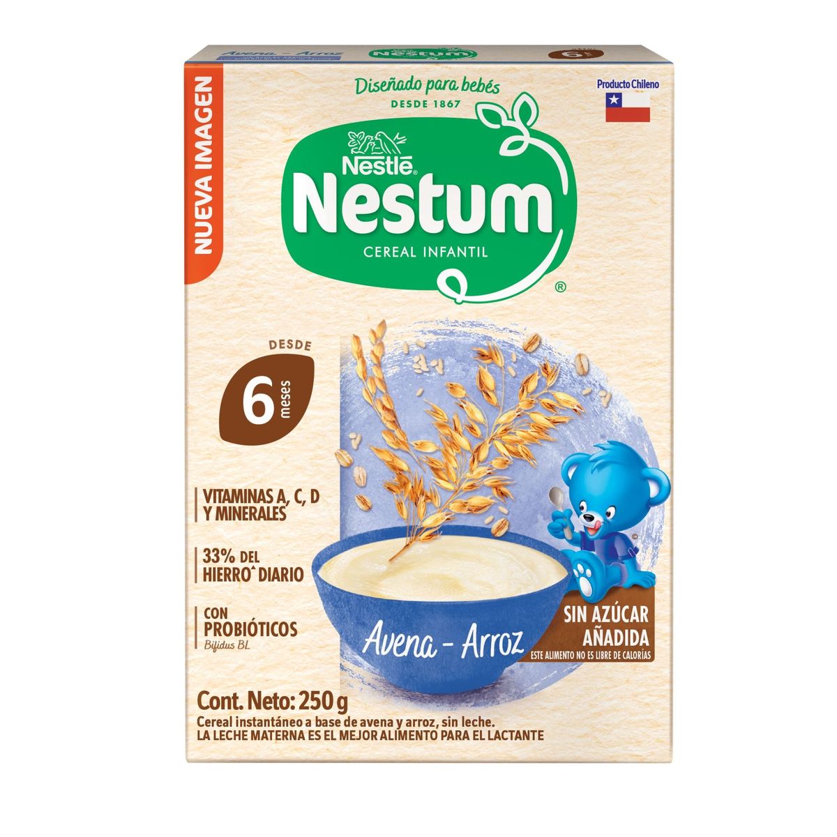 NESTUM - Cereal Infantil NESTUM® Avena y Arroz 250g