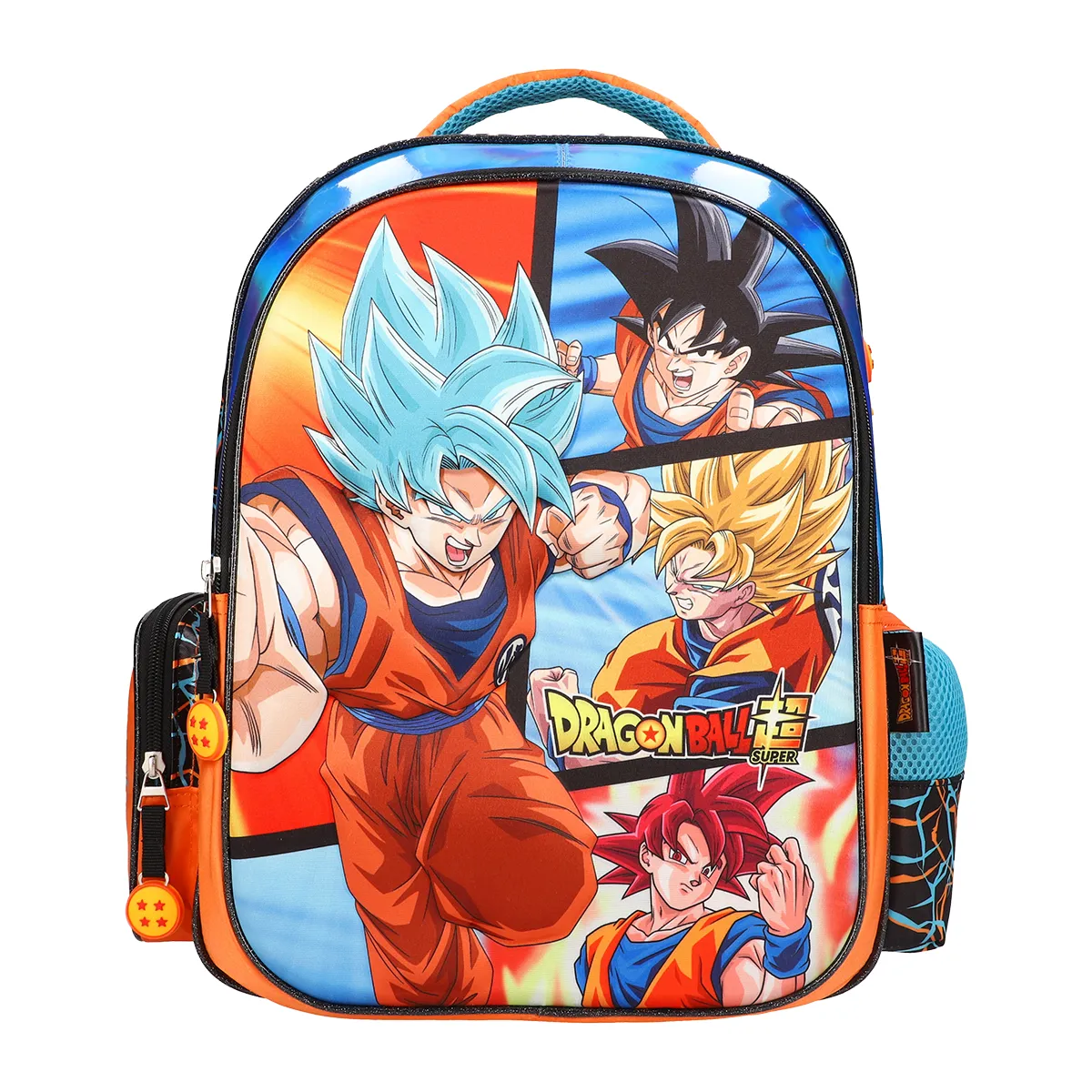 DRAGON BALL - Mochila Cole Escolar Reforzada Dragon Ball Fases Niños