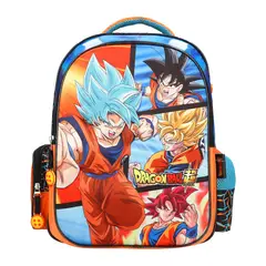DRAGON BALL - Mochila Cole Escolar Reforzada Fases Niños