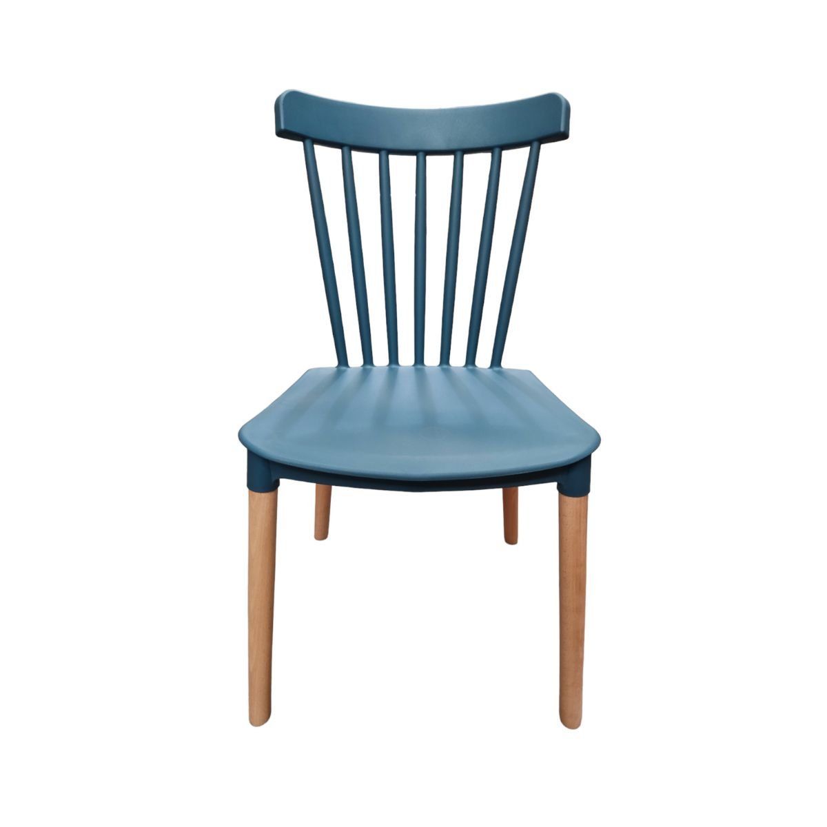 TODODESCUENTO - Pack 6 Sillas Windsor Comedor, Terraza, Restaurant- Azul Petroleo