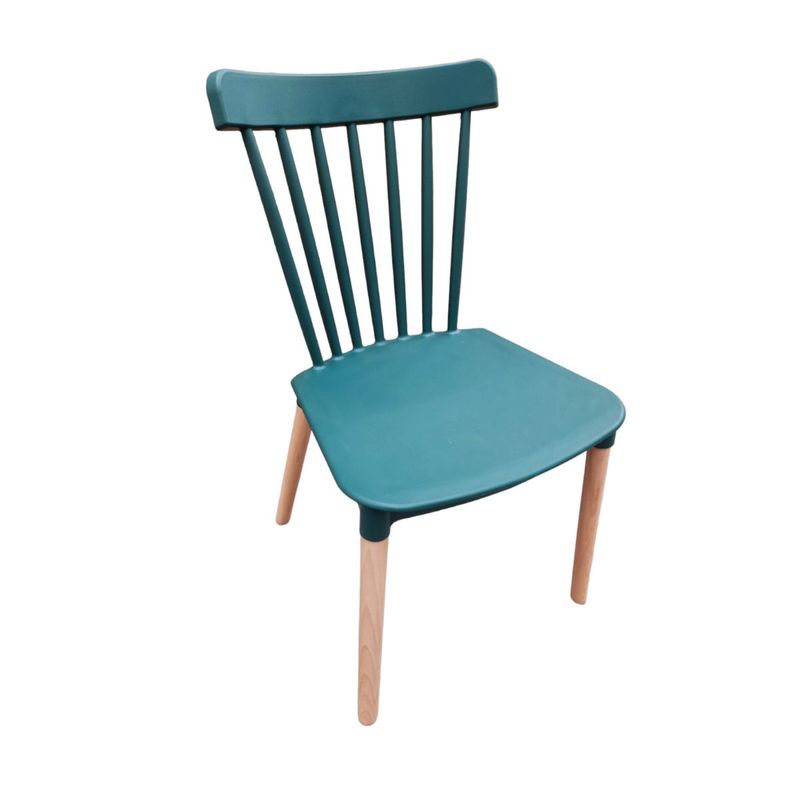TODODESCUENTO - Pack 4 Sillas Windsor Comedor, Terraza, Restaurant- Verde