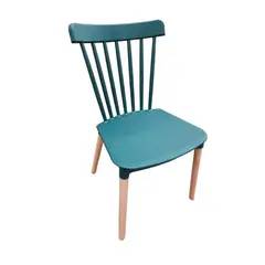 TODODESCUENTO - Pack 6 Sillas Windsor Comedor, Terraza, Restaurant- Verde