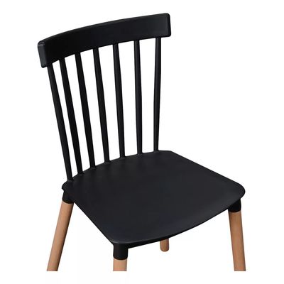 Imagen 2 del producto Pack 6 Sillas Windsor Comedor, Terraza, Restaurant- Negro