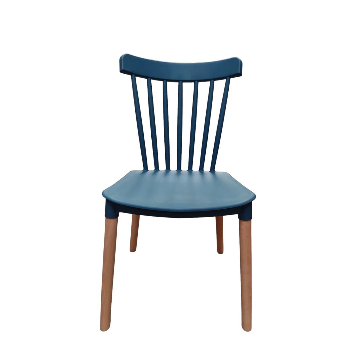 TODODESCUENTO - Pack 4 Sillas Windsor Comedor, Terraza, Restaurant-Azul Petroleo