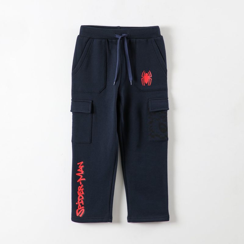 MARVEL - Pantalon Niño Spiderman Cargo Azul Marvel