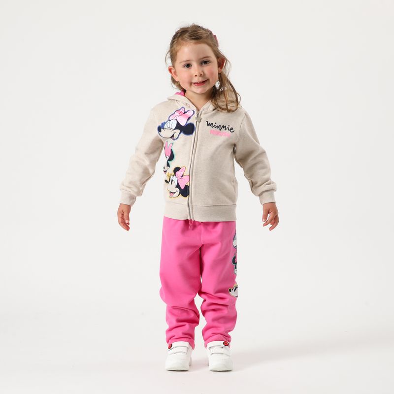 DISNEY - Buzo Niña Minnie Cute Minnie Beige Disney