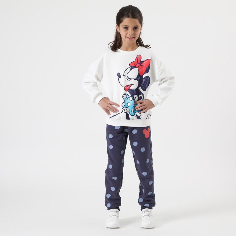 DISNEY - Buzo Niña Minnie Rude Blanco Disney