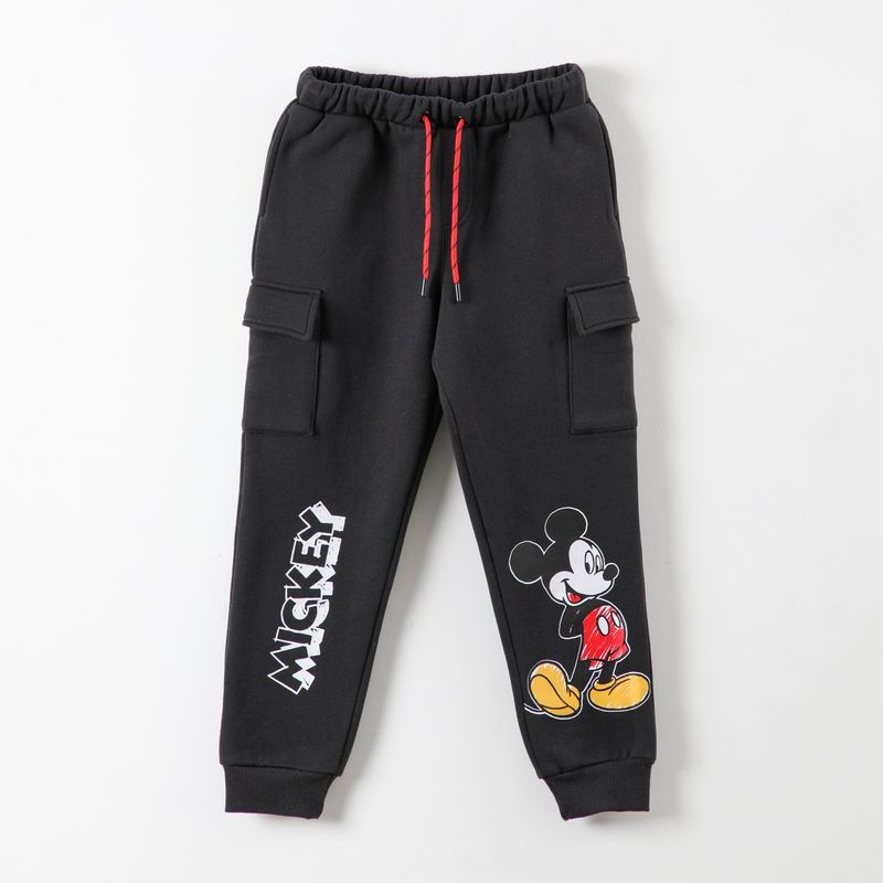 DISNEY - Pantalón Cargo Mickey Mouse Disney Oficial con Bolsillos - Niño 2-8 Años