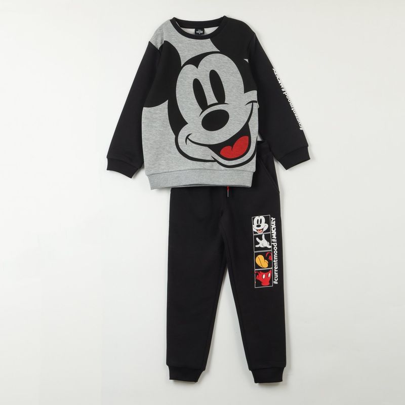 DISNEY - Buzo Niño Mickey Cartoon Gris Disney