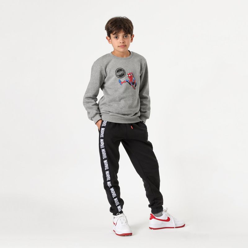 MARVEL - Buzo Niño Spiderman Balance Gris Marvel