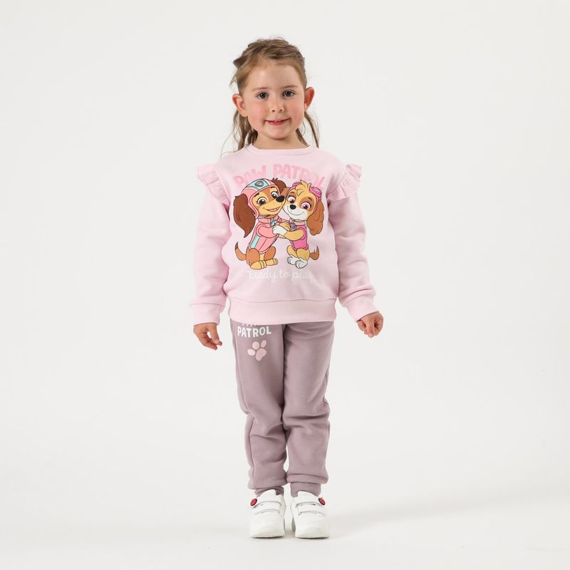 PAW PATROL - Buzo Niña Two Friends Rosado Paw Patrol