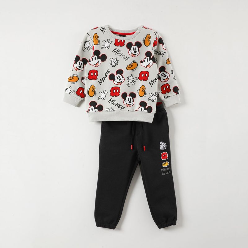 DISNEY - Buzo Niño Mickey Parts  Gris Disney