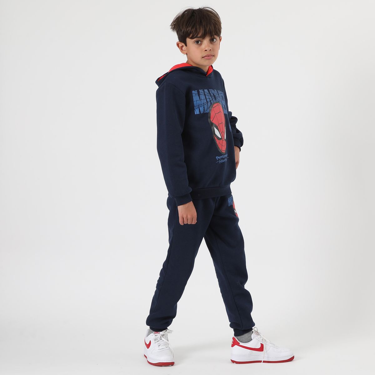 MARVEL - Buzo Niño Spiderman Frase Azul Marvel