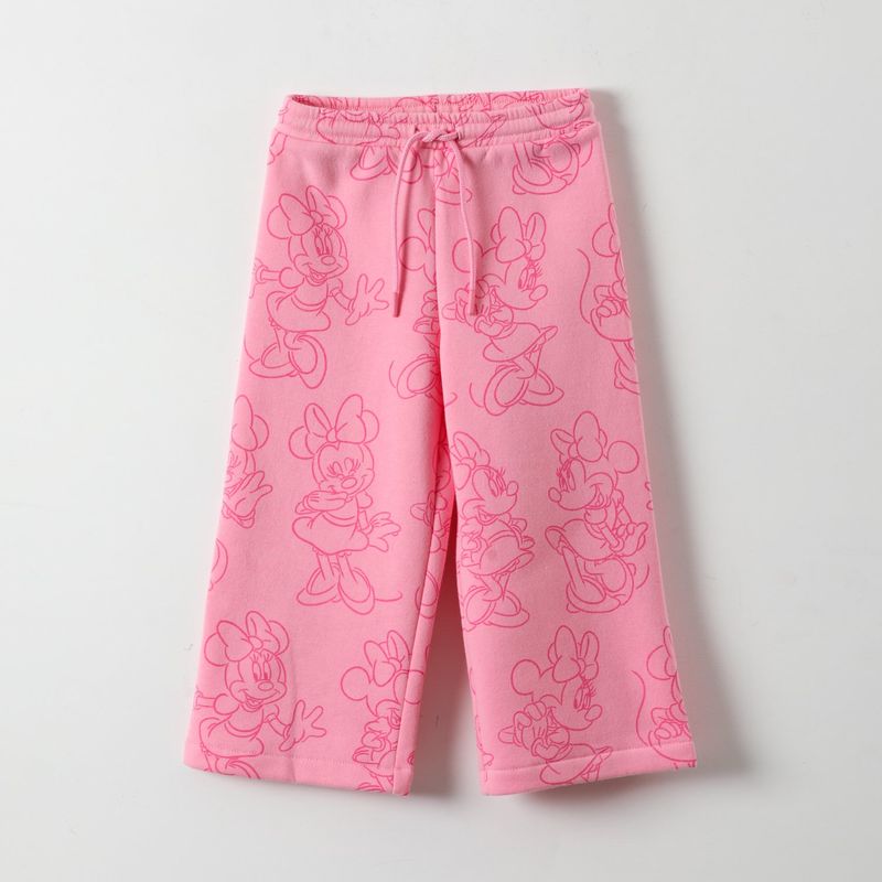 DISNEY - Pantalon De Buzo Niña Minnie Siluetas Rosado Disney