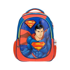 DC COMICS - Mochila Colegio Escolar Reforzada Capa Superman Niños