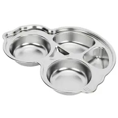 GENERICO - Bandeja de Acero Inoxidable forma de Auto Para Niños