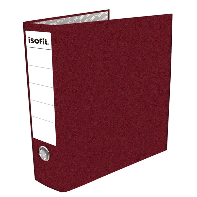ISOFIT - Archivador Isofit Carta Lomo Ancho Flat Burdeo