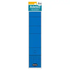 ADETEC - Lomo Archivador Oficio Ancho Color Azul 10uni