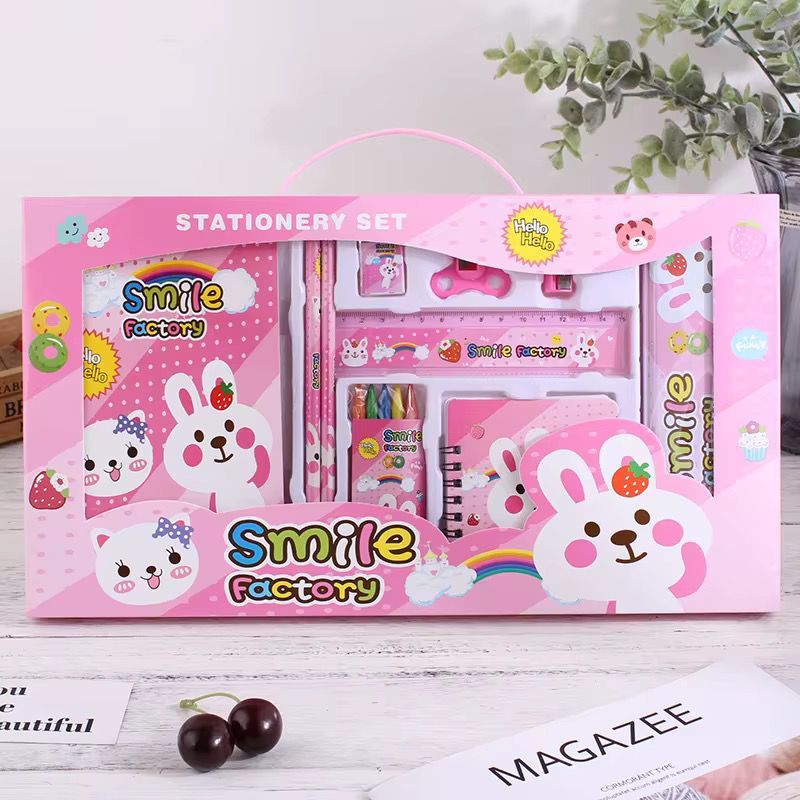 GENERICO - Set Escolar Coquette Lapices Cuaderno Borrador  Infantil
