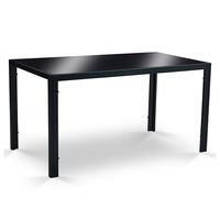 Mesa de Comedor Vidrio Negro