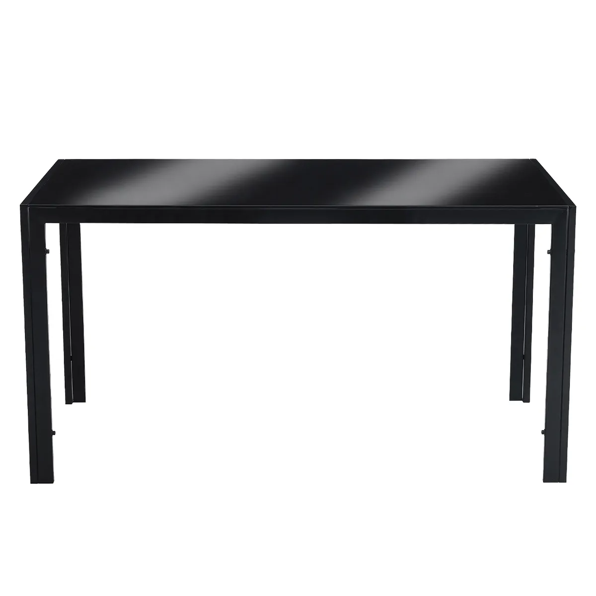 NOVAHUS - Mesa de Comedor Vidrio Negro