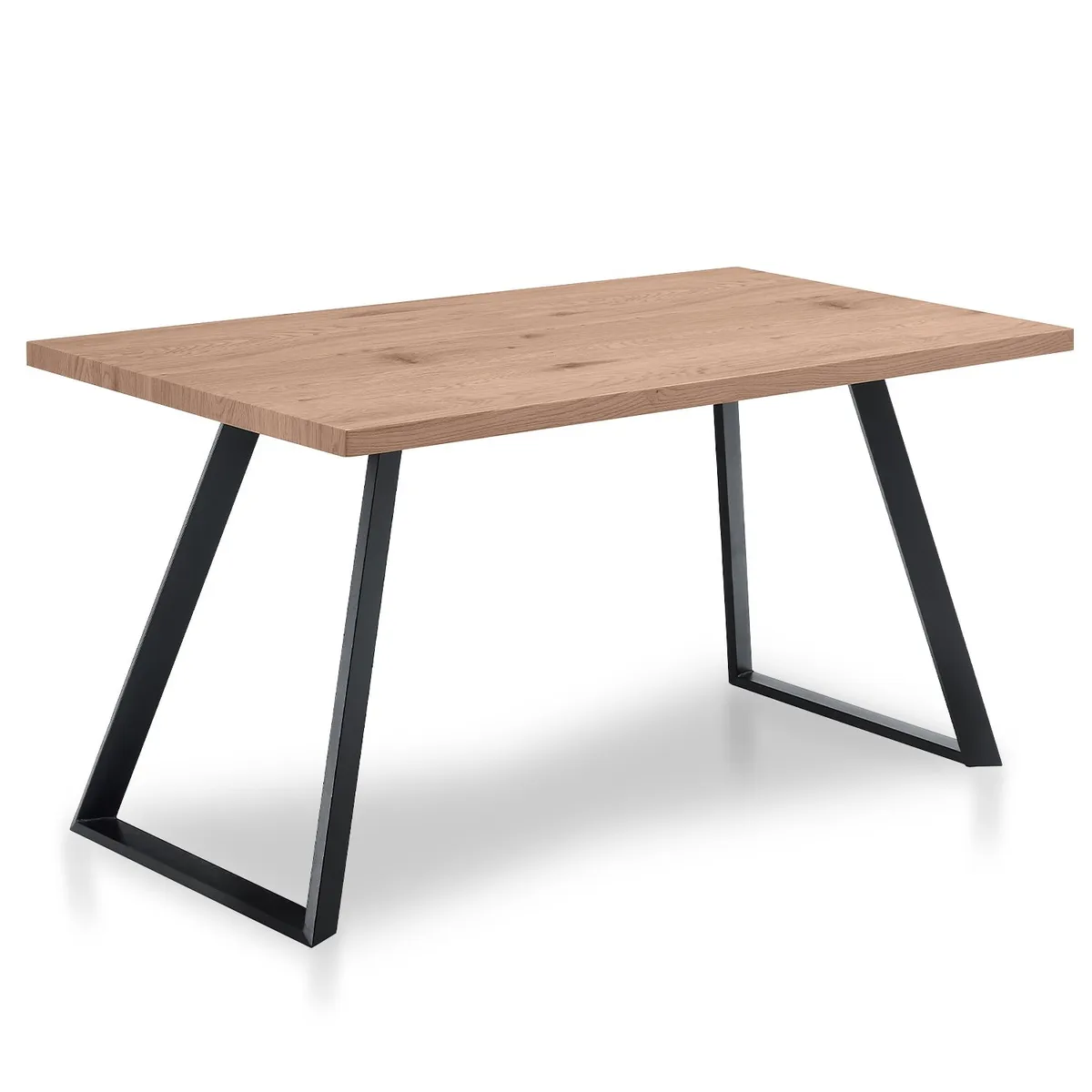 NOVAHUS - Mesa de comedor estilo industrial Manhattan Café