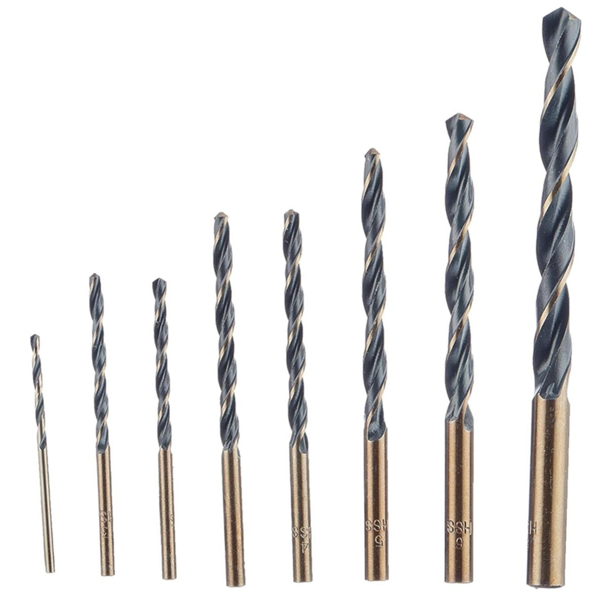 INGCO - Kit Set Juego Brocas Para Metal 8 Piezas Ingco Akdb0801