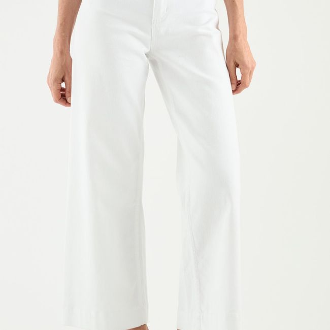 MA GRIFFE - Jeans Wide Crudo Mujer Magriffe