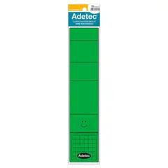 ADETEC - Lomo Archivador Oficio Ancho Color Verde Claro 10uni