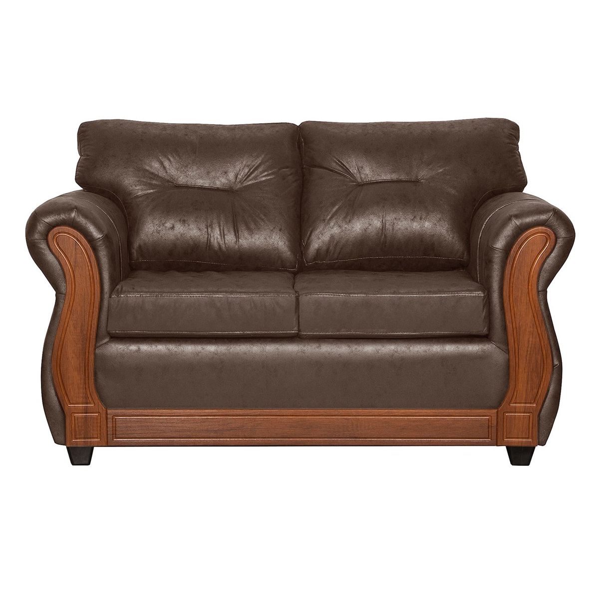 BLACK FACTORY - Juego de Living 2 1 1 Toronto Chocolate