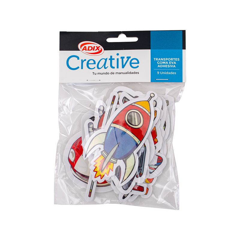 CREATIVE - Transporte Goma Eva Adhesiva 9U 028 Creative
