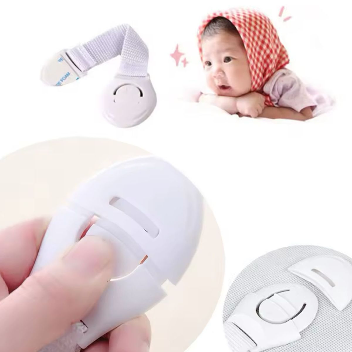 GENERICO - Pack Seguros Multiuso Niños Puertas Cajones Muebles