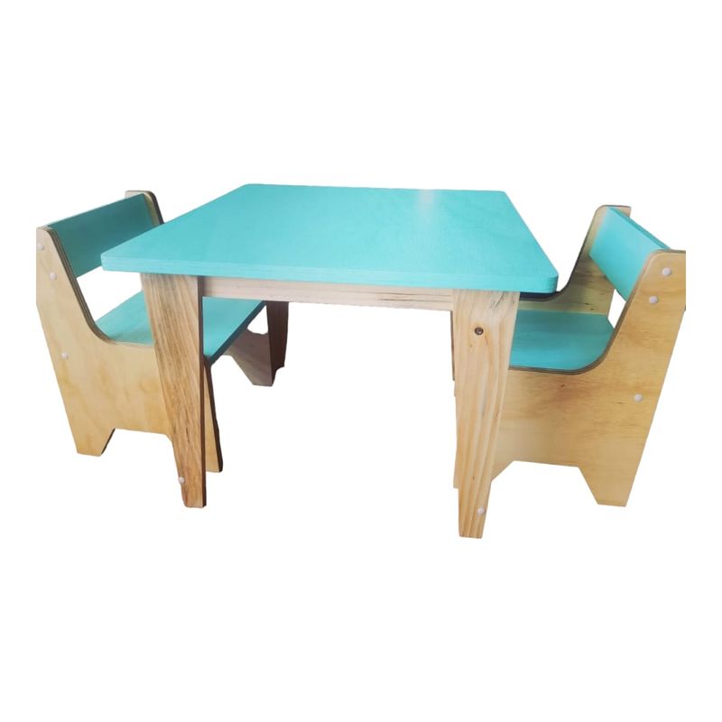 GENERICO - Pack Mesa+ 2 Sillas Montessori