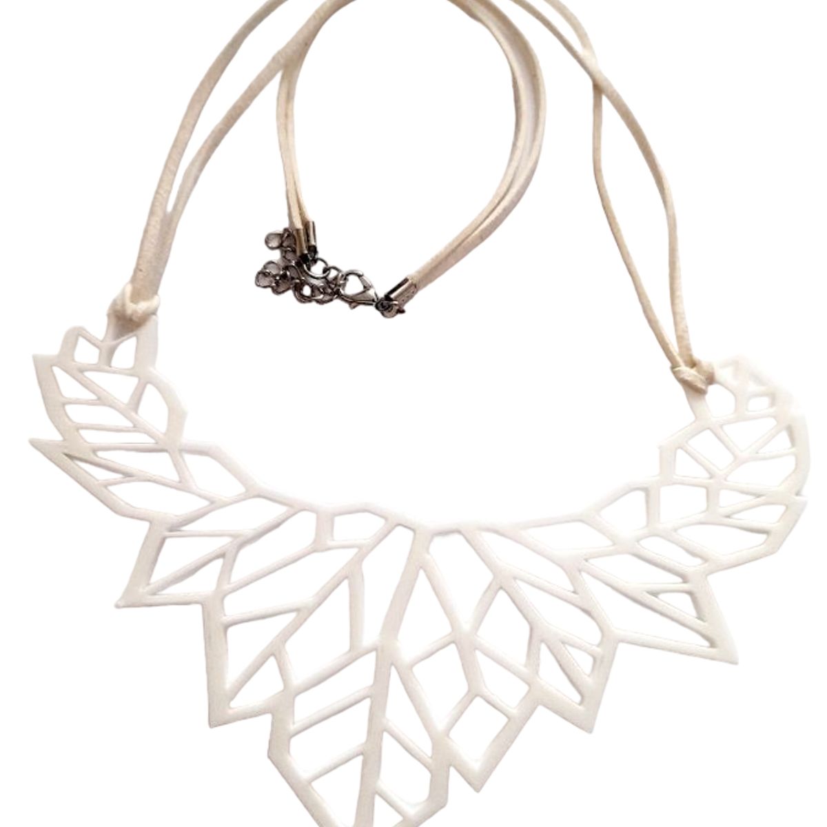 CATHALIFAUDJOYAS - COLLAR 3D HOJAS OTOÑO CATHALIFAUDJOYAS