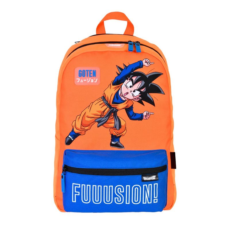 DRAGON BALL - Mochila Dragon Ball Reversible Gotenks Color Naranja