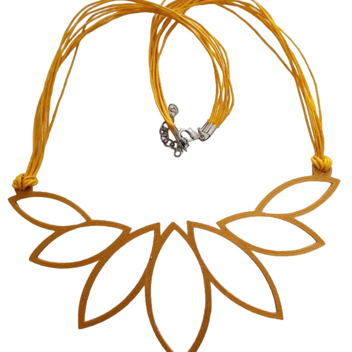 CATHALIFAUDJOYAS - COLLAR 3D HOJAS ABIERTAS CATHALIFAUDJOYAS