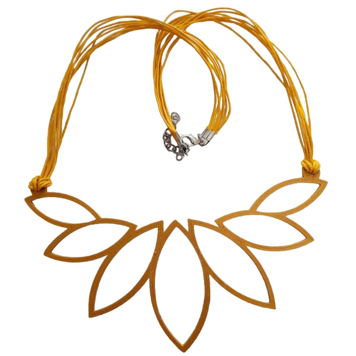 CATHALIFAUDJOYAS - COLLAR 3D HOJAS ABIERTAS CATHALIFAUDJOYAS