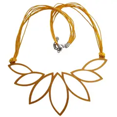 CATHALIFAUDJOYAS - COLLAR 3D HOJAS ABIERTAS
